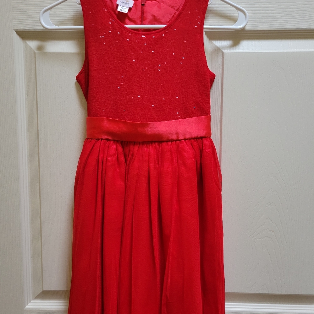 Girl's Red Dressy Dress